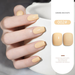 Caramel Macchiato Series solid nail gel, 36 Colors Popular Neutral Nude Solid Gel Polish