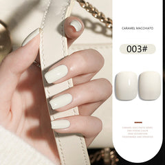 Caramel Macchiato Series solid nail gel, 36 Colors Popular Neutral Nude Solid Gel Polish