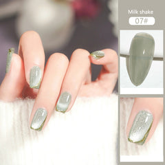 Cat Eye Magnetic Glitter Solid Nail Polish gel