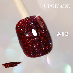 New Upgraded Glitter Series -  Glitter Solid Nail Polish.Gel Polish Bright Glitter UV Gel Nail Polish Art Varnish - Glitter Star