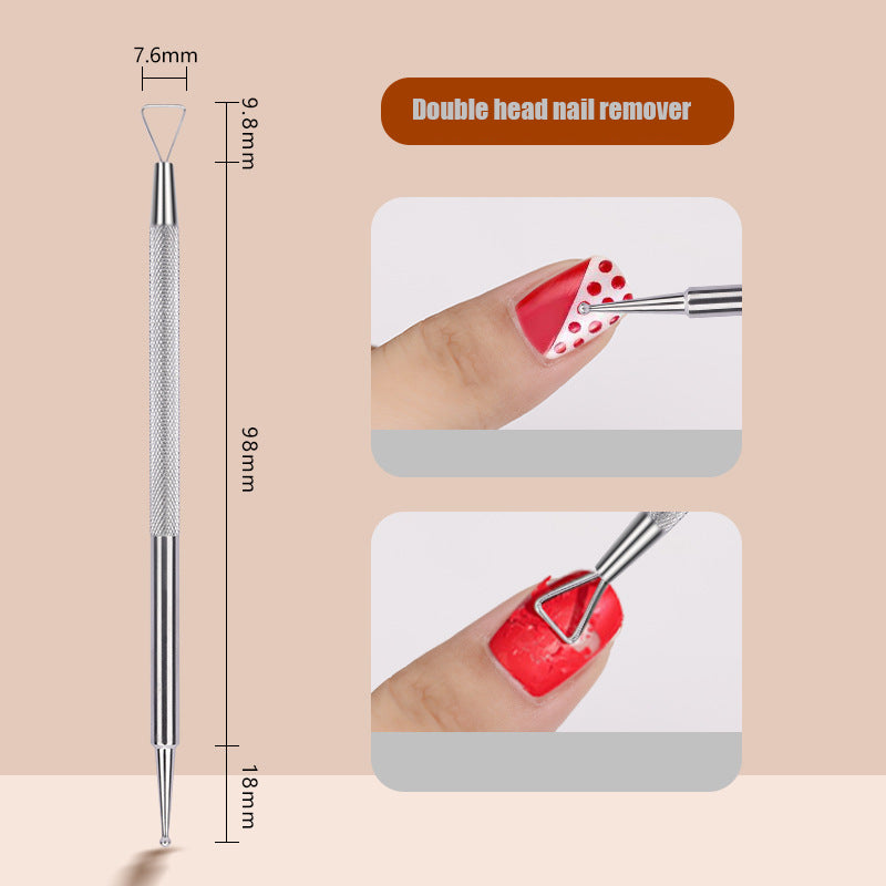 Dual-end Cuticle Pusher Remover