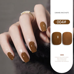 Caramel Macchiato Series solid nail gel, 36 Colors Popular Neutral Nude Solid Gel Polish