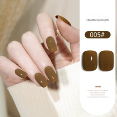 Caramel Macchiato Series solid nail gel, 36 Colors Popular Neutral Nude Solid Gel Polish