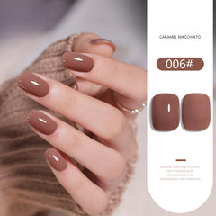 Caramel Macchiato Series solid nail gel, 36 Colors Popular Neutral Nude Solid Gel Polish