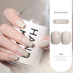 Caramel Macchiato Series solid nail gel, 36 Colors Popular Neutral Nude Solid Gel Polish