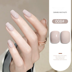 Caramel Macchiato Series solid nail gel, 36 Colors Popular Neutral Nude Solid Gel Polish