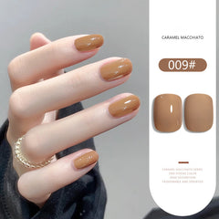 Caramel Macchiato Series solid nail gel, 36 Colors Popular Neutral Nude Solid Gel Polish