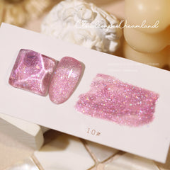 (12 colors ) Aurora Dream Series-Solid nail gel - Glitter Star