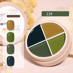 4-colors set Solid cream