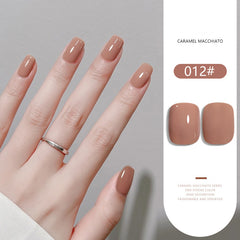 Caramel Macchiato Series solid nail gel, 36 Colors Popular Neutral Nude Solid Gel Polish