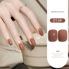 Caramel Macchiato Series solid nail gel, 36 Colors Popular Neutral Nude Solid Gel Polish