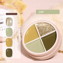 4-colors set Solid cream