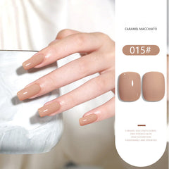 Caramel Macchiato Series solid nail gel, 36 Colors Popular Neutral Nude Solid Gel Polish