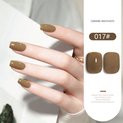 Caramel Macchiato Series solid nail gel, 36 Colors Popular Neutral Nude Solid Gel Polish