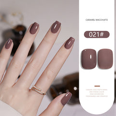 Caramel Macchiato Series solid nail gel, 36 Colors Popular Neutral Nude Solid Gel Polish