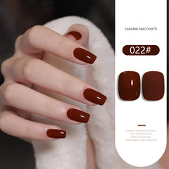 Caramel Macchiato Series solid nail gel, 36 Colors Popular Neutral Nude Solid Gel Polish