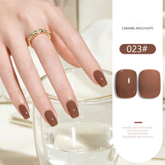 Caramel Macchiato Series solid nail gel, 36 Colors Popular Neutral Nude Solid Gel Polish