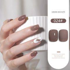 Caramel Macchiato Series solid nail gel, 36 Colors Popular Neutral Nude Solid Gel Polish