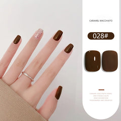 Caramel Macchiato Series solid nail gel, 36 Colors Popular Neutral Nude Solid Gel Polish