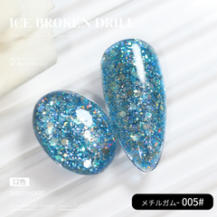 Glitter series -  Glitter Liquid Nail Polish.Gel Polish Bright Glitter UV Gel Nail Polish Art Varnish - Glitter Star