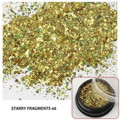 Starry fragments - Gradient Iridescent Nail Powder Glitter Sequins Flakes