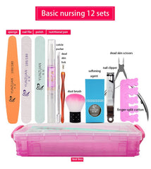 Professional Nail nursing manicure tools sets (nail clipers、nail file、nail nursing oil and so on）