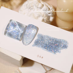 (12 colors ) Aurora Dream Series-Solid nail gel - Glitter Star