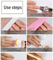 Professional Nail nursing manicure tools sets (nail clipers、nail file、nail nursing oil and so on）