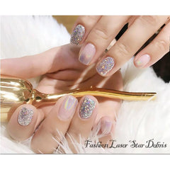 Starry fragments - Gradient Iridescent Nail Powder Glitter Sequins Flakes